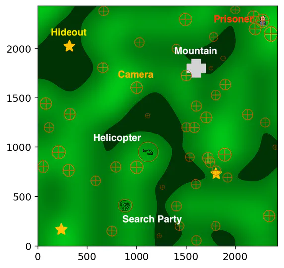Motion planning and Communication in Pursuit-Evasion Games